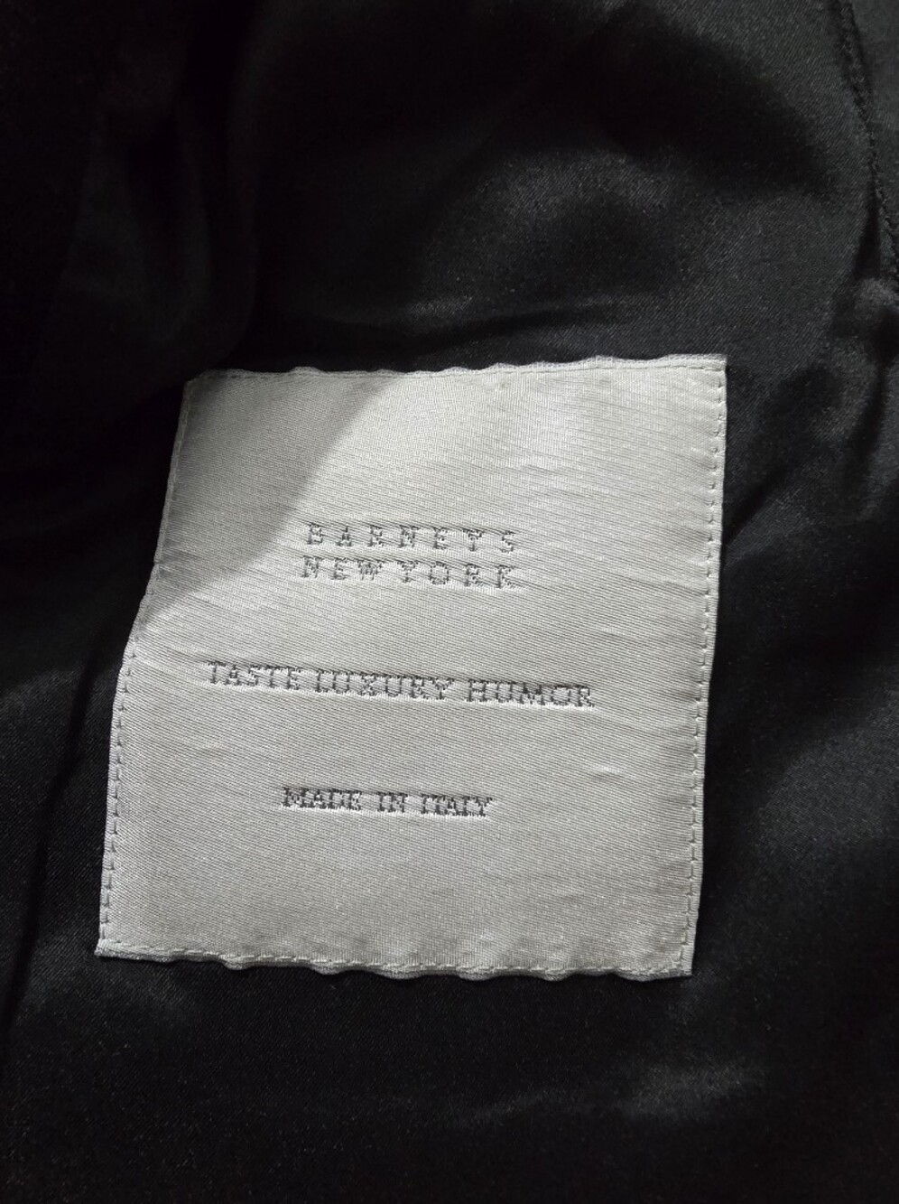 Barneys New York black single-breasted blazer Round Peterpan Collar Size 8 - Picture 3 of 7